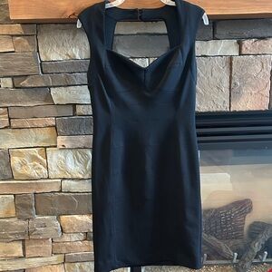 White House Black Market Backless Black Dress